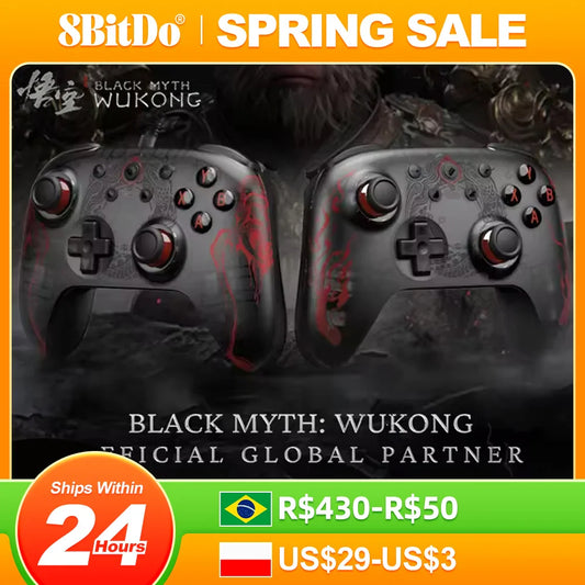 8BitDo Myth Wukong Ultimate 2C Gamepad - Wireless & Wired Gaming Controller for PC, Windows 10/11, Steam, Raspberry Pi & Android
