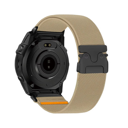Nylon Quick Fit Watch Strap - 20mm 22mm 26mm Replacement Band for Garmin Fenix, Tactix & Instinct Series