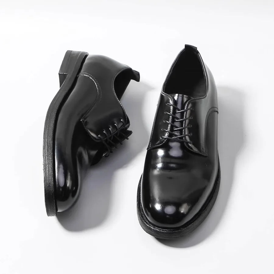 Men’s Horsehide Oxford Shoes - Handcrafted Goodyear Welt Premium Business and Wedding Dress Shoes