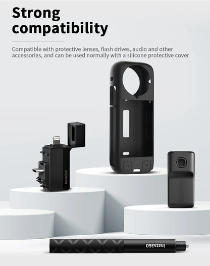 Insta360 X4 Premium Glass Lens Guard Protector for ONE X4 – Accessories for Insta360 ONE X4