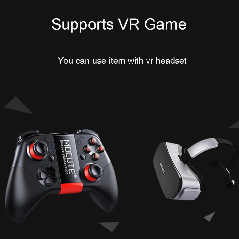 3D VR Headset – Virtual Reality Smart Glasses Helmet for Smartphones with Controllers and 7-Inch Lenses
