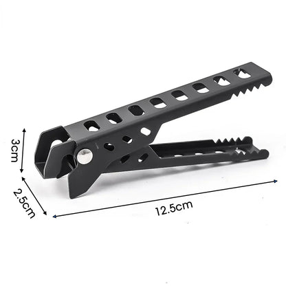 Camping Pan Gripper Clip - Anti-Scald Pot Bowl Clamp for Hiking, Outdoor Cooking, BBQ & Picnic Tableware Accessories