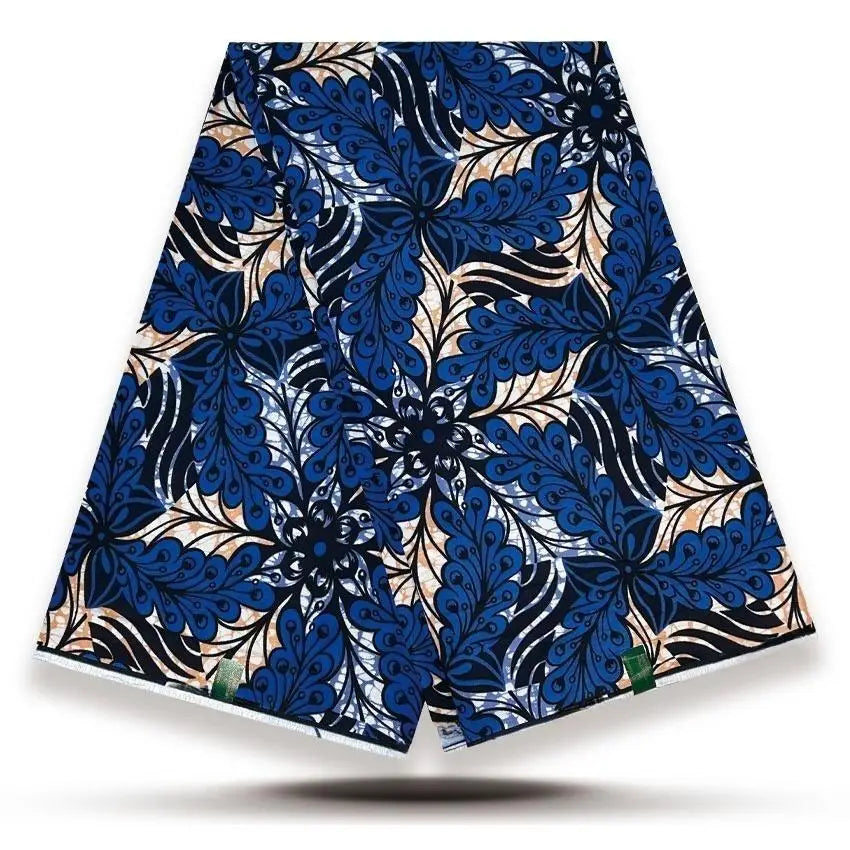 High Quality African Wax Print Fabric - 100% Cotton Soft Ankara Real Wax Fashion Material