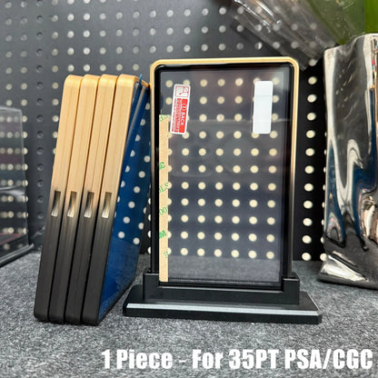 Aluminum Alloy Trading Card Holder - Gradient Metal Case for 35PT PSA & CGC Graded Card Protection