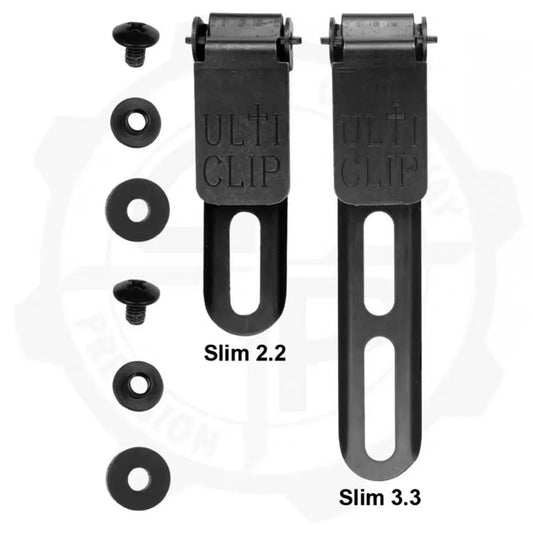 Ulticlip Hip Clip Knife Sheath - Stainless Steel Kydex Holster Clip for Secure Everyday Carry