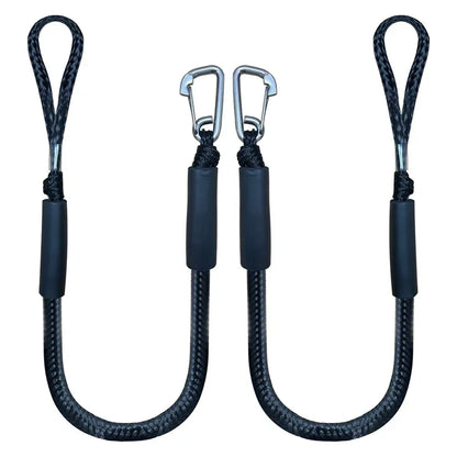 Boat Bungee Dock Lines — Kayak, Jet Ski & Power Boat Mooring Rope Accessories