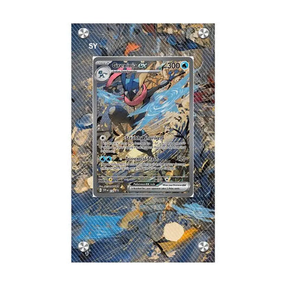 Pokémon Acrylic Extended Artwork Card Display Rack – Pikachu, Greninja, Magikarp & Kingdra Collectible Card Holder Display Case Gift