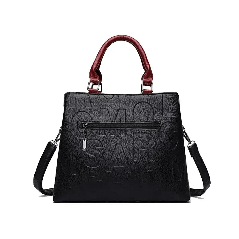 PU Leather Women’s Shoulder Crossbody Bag – Luxury Casual Large Capacity Travel Handbag