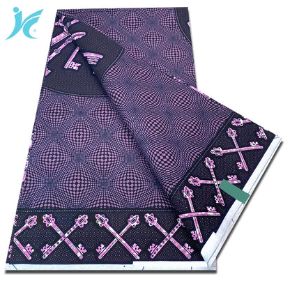 2026 African Real Wax Fabric - 100% Cotton Nigerian Ankara Dutch Batik Sewing Cloth