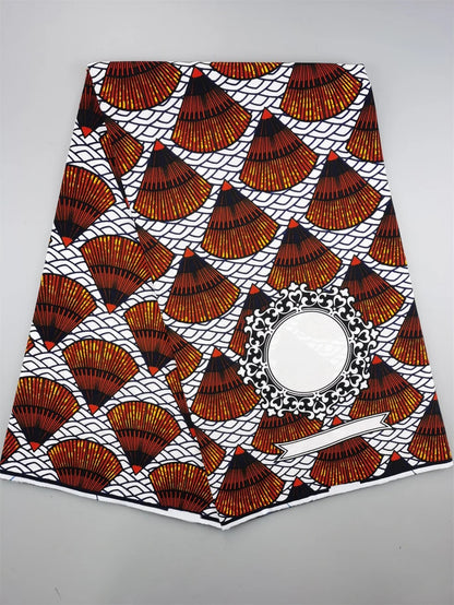 2025 African Wax Fabric - High Quality Cotton Nigerian Ankara Batik Print Material for Sewing & Dresses
