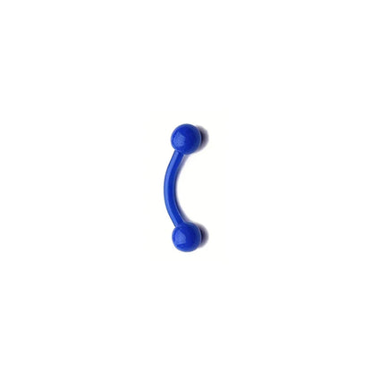 8mm Colorful Plastic Piercing Studs - Soft Lip, Nose & Cartilage Body Jewelry