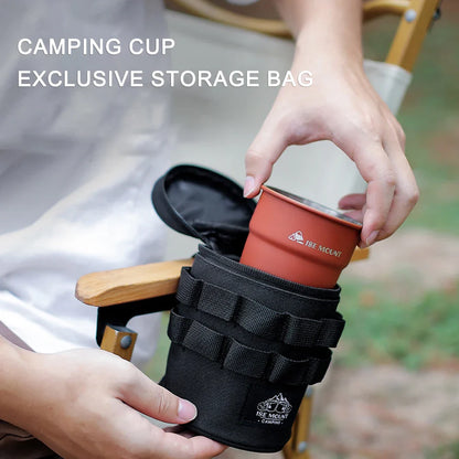 1 or 2pcs Lightweight Camping Storage Bags – Large & Small Accessory Organizers with Handles & Hanging Holes