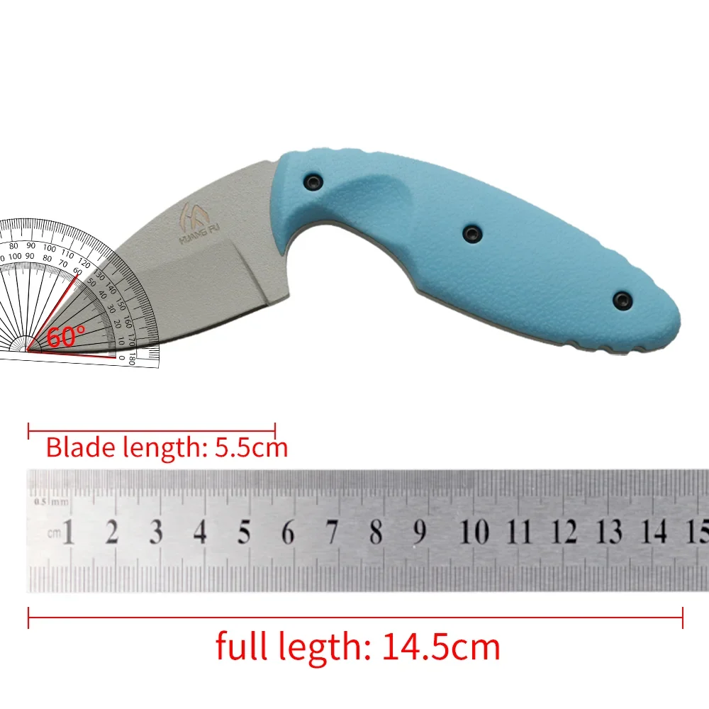 Fixed Blade Outdoor Survival Knife - Portable Camping Emergency Knife for Adventure & Survival