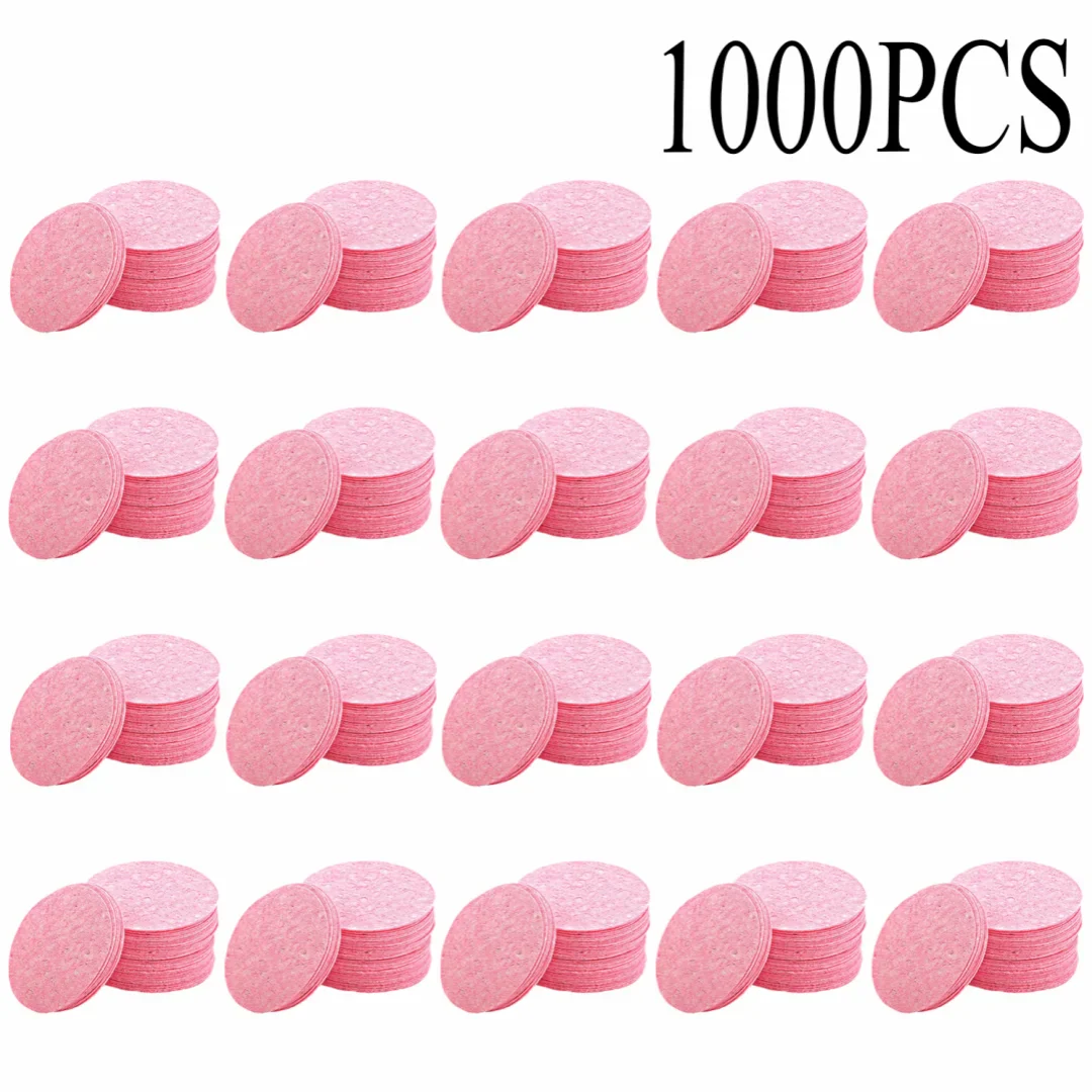 50-1000PCS Compressed Facial Cleansing Sponges – Absorbent, Latex-Free Exfoliating Makeup Pads