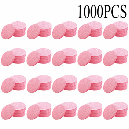 50-1000PCS Compressed Facial Cleansing Sponges – Absorbent, Latex-Free Exfoliating Makeup Pads