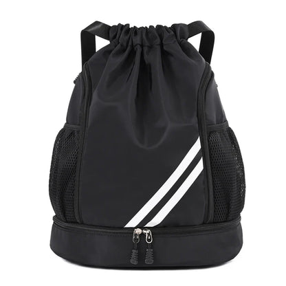 Fitness & Sports Backpack | Gym Bag for Women & Men, Basketball, Soccer, Football Storage with Drawstring Training Knapsack