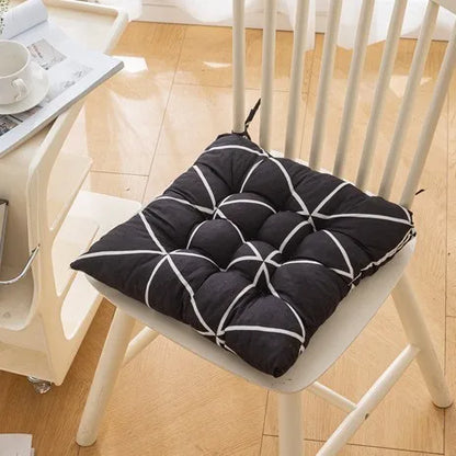 2pcs Thick Comfortable Chair Cushion - Non-Slip Seat Pad for Home Office & Dining Chairs