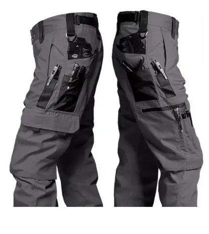Wear Resistant Tactical Cargo Pants - Multi Pocket Outdoor Work Trousers for Men Spring Autumn Casual Jogger Style