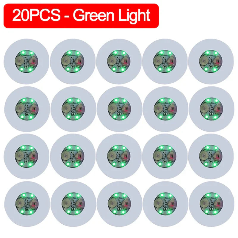 LED Coaster Sticker – Battery-Powered Luminous Glass & Bottle Pads for Bars, Parties, and Drink Decor