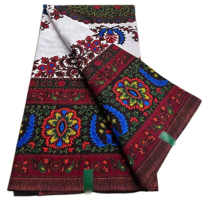 Ankara Wax Print Fabric - 100% Cotton Soft African Pagne Fabric for Dresses & Sewing