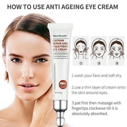 Peptide Collagen Eye Essence Cream - Anti-Wrinkle Dark Circle & Puffy Eye Repair Care (20g)