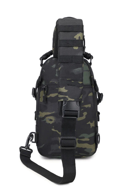 Men’s Tactical Camping Chest Bag – Outdoor MOLLE Sling Shoulder Pack for Hiking, Cycling, Fishing & Climbing