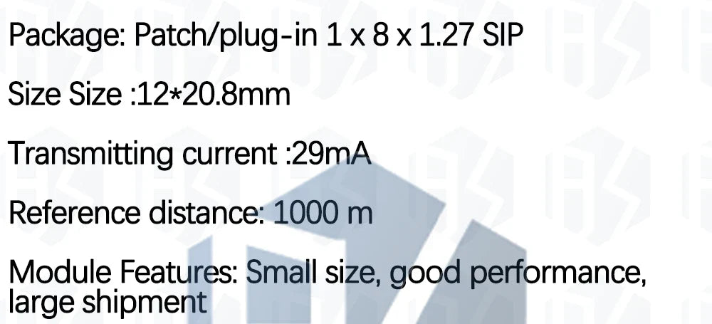 CC1101 Wireless Module - 10mW, 433MHZ/868MHZ, Long Distance Transmission 300-1000M with SMA Antenna, Wireless Transceiver