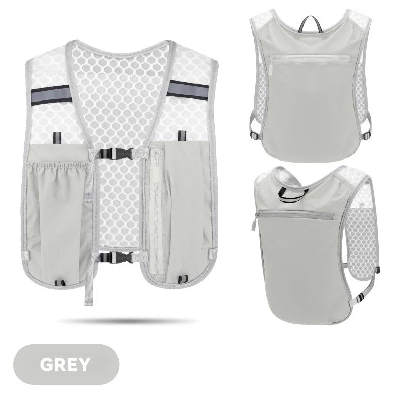 Lightweight Running Hydration Vest Backpack – Marathon Hiking Cycling Chest Pack with Phone Pocket