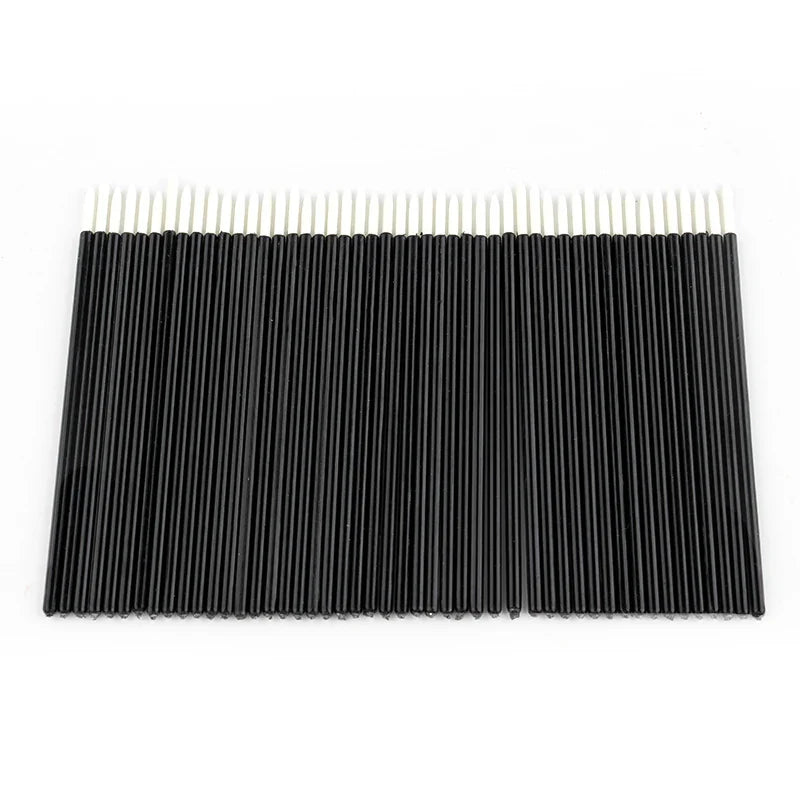 50Pcs Disposable Eyeliner Makeup Brushes - Eye Shadow & Eyeliner Wands for Lash Extensions and Beauty Tools