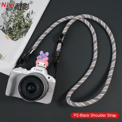 Universal Camera Shoulder Strap - Adjustable Neck Lanyard for Nikon Canon Sony Panasonic Leica Pentax Fujifilm Mirrorless DSLR Cameras