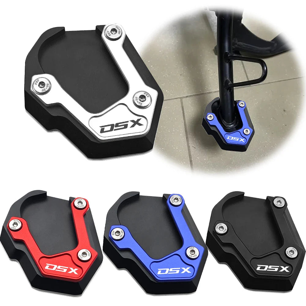 Motorcycle Side Stand Enlarged Plate for Loncin Voge — Fits DS525X, DS625X, DS900X, 900DSX, 625DSX, 525DSX