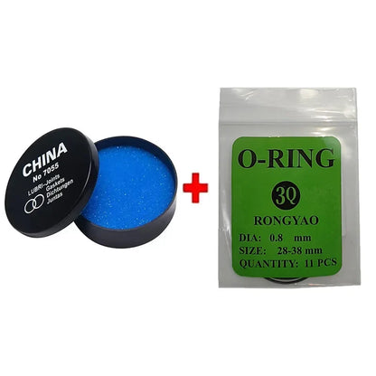 Watch Back O-Ring Gasket - Waterproof Silicone Seal with Grease Lubricant for Watch Crown and Case Repair