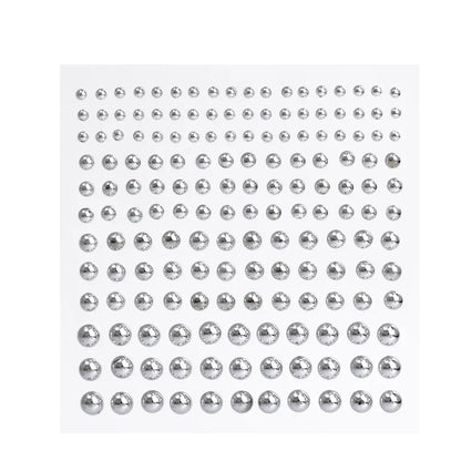180pcs Non-Piercing Fake Nose Lip Stickers - Disposable Faux Piercing Jewelry for Nose, Lip, Belly & Eyebrow Style