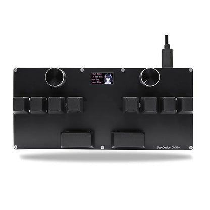 CM51 SayoDevice OSU DJ MAX Keyboard - Magnetic Outemu/Gateron Switches with Knob, Screen, & Shortcut Features