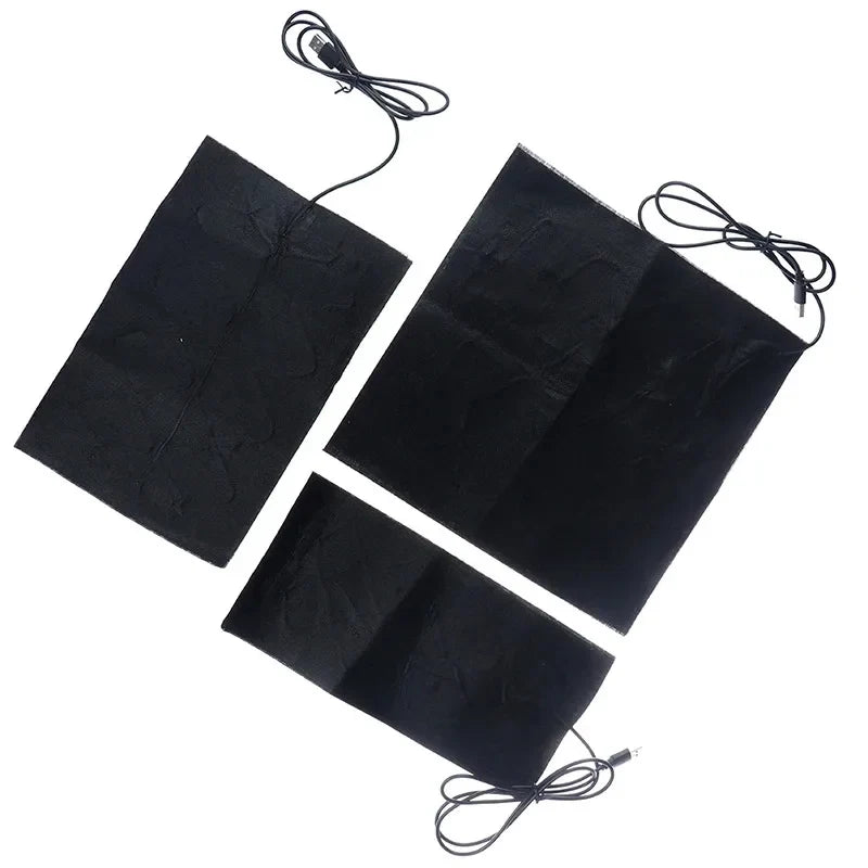 USB Far Infrared High-Temperature Heater – Carbon Fiber Electric Waist & Knee Heating Pad