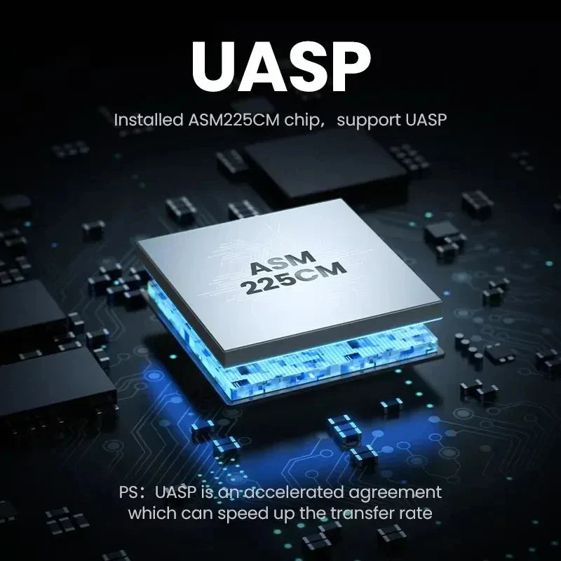 3.5 Inch HDD Case USB 3.0 to SATA External Hard Drive Enclosure | Supports Up to 10TB