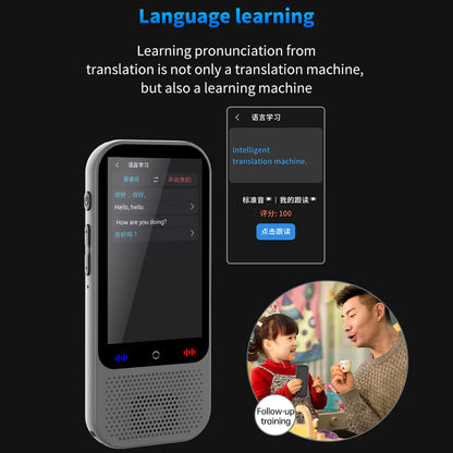 S80 Pro Portable Language Translator Device - 138 Languages, Voice & Offline Translation, ChatGPT Function