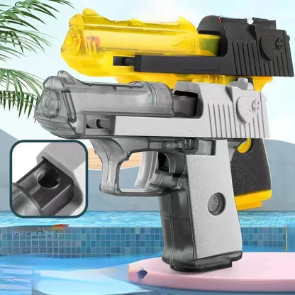 Summer Water Gun - High-Pressure Non-Electric Automatic Water Pistol Beach Toy for Kids