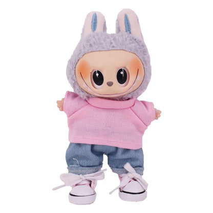 3.8cm Canvas Martin Boots for 17cm Labubu Kpop Dolls | Plush Doll Shoes Accessories & Holiday Gift