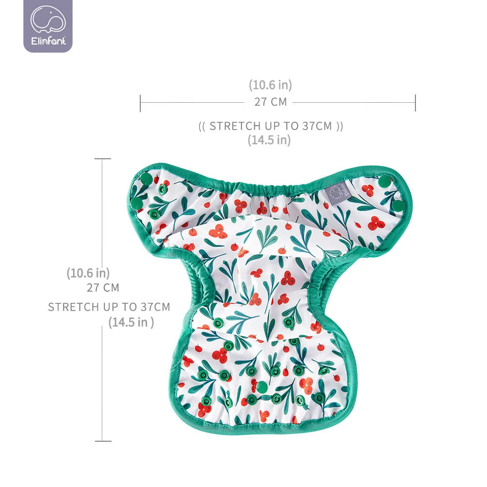 Kangobaby #My Soft Life# Reusable Baby Cloth Diaper Cover – Washable Newborn Nappies 0-3 Months