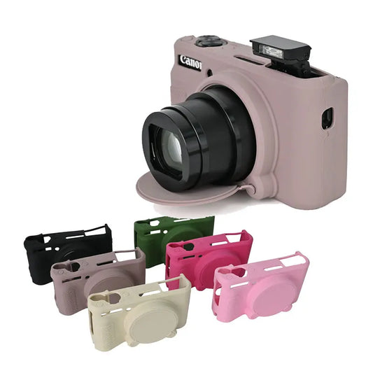 Canon PowerShot SX730 SX740 Silicone Camera Case - Soft Rubber Protective Skin Cover Bag for SX740HS Digital Camera