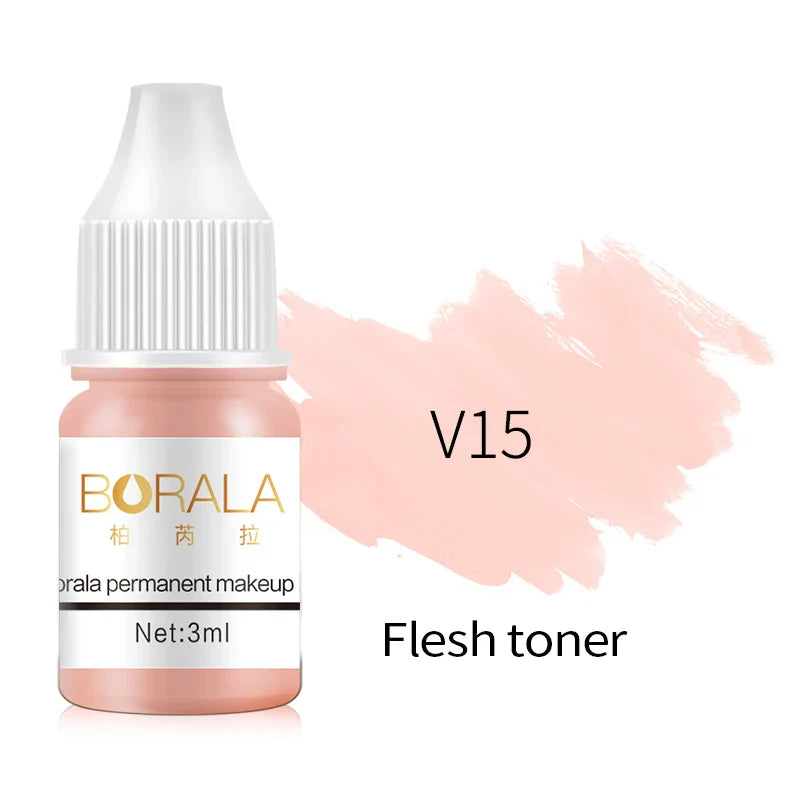 Borala 26 Colors 3ML Permanent Makeup Pigments – Sample Size for Lips, Eyebrows & Eyeliner, Beauty Art for Women