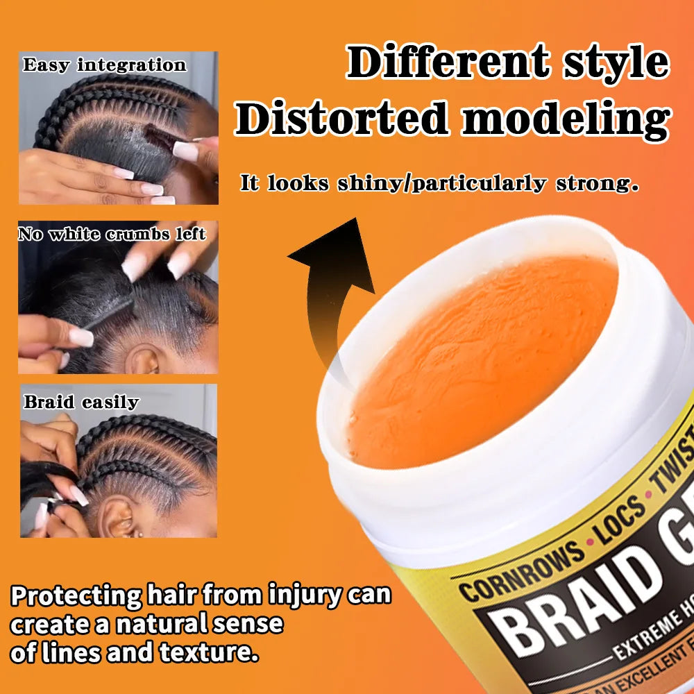 Men's Hair Wax for Styling - Strong Hold Moisturizing Hair Pomade for Retro Looks