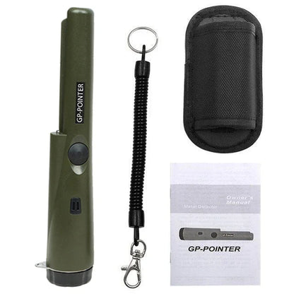 Handheld Underground Metal Detector - High Sensitivity Waterproof GP Pointer with Positioning Rod