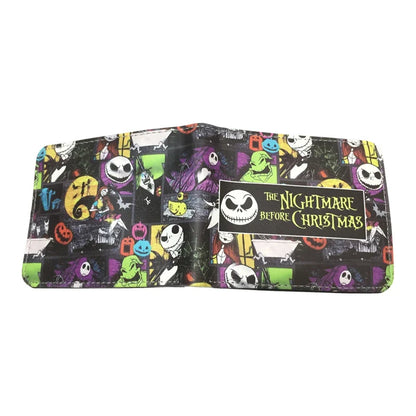 The Nightmare Before Christmas PU Leather Wallet — Credit Card Holder Purse with Coin Pocket, New Arrival