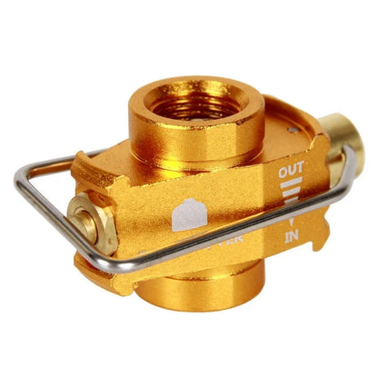 Camping Stove Gas Refill Adapter - MAPP Isobutane Butane Canister Filling Connector