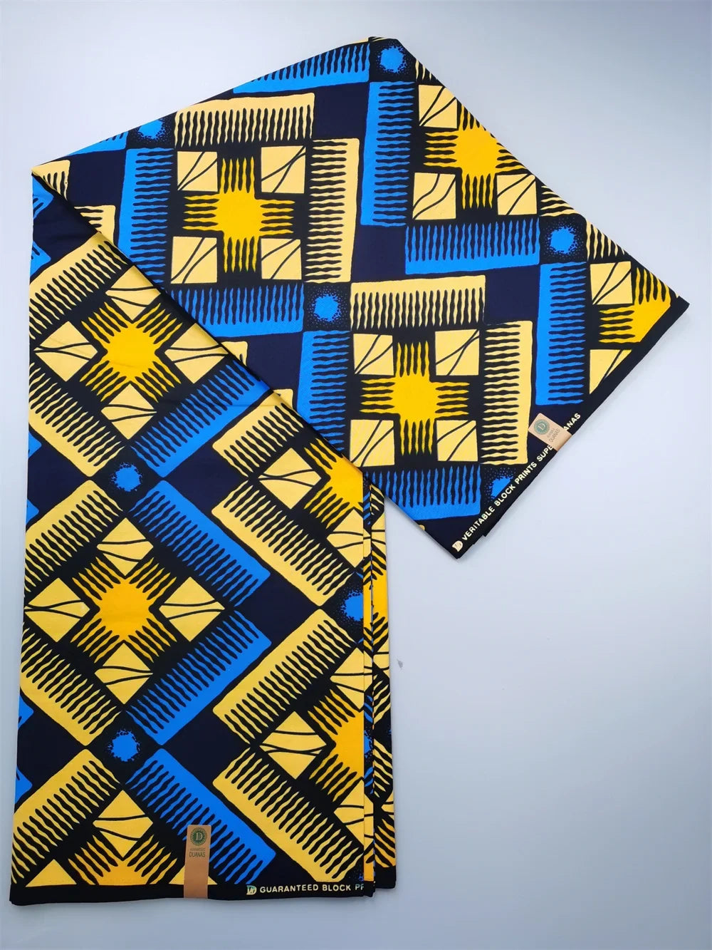 Guaranteed Veritable African Real Wax Fabric - 100% Cotton High Quality Ankara Pagne 6 Yards Nigerian Women’s Style Dress Material