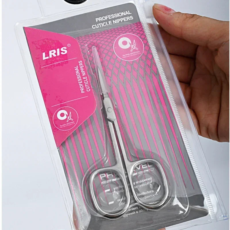 Stainless Steel Cuticle Scissors - Professional Nail Nipper Trimmer Manicure Tool