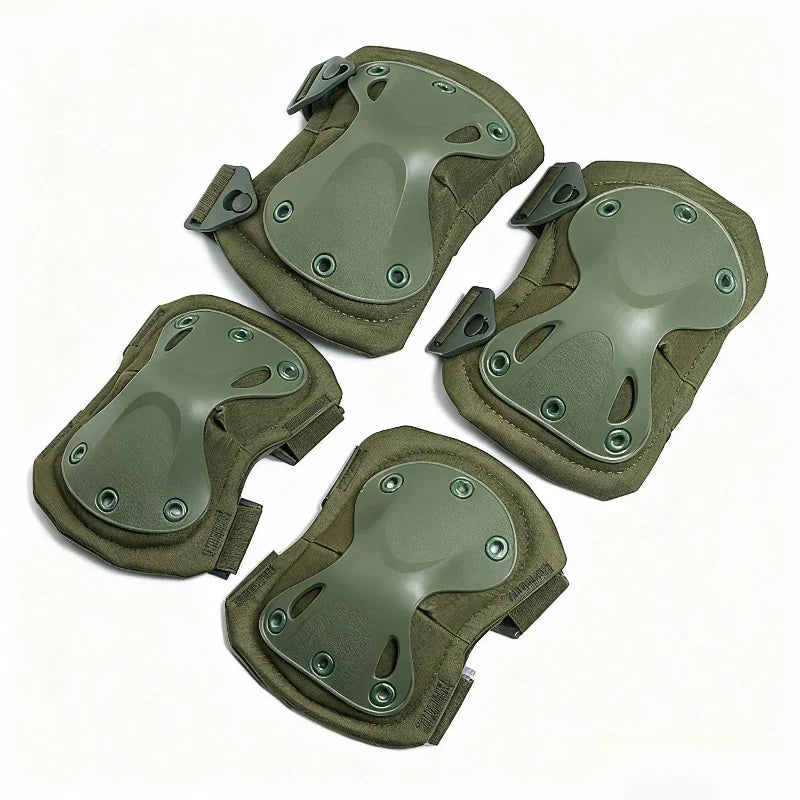 Outdoor Tactical Knee & Elbow Pads - Protective Gear for Cycling, Hiking & Mountaineering