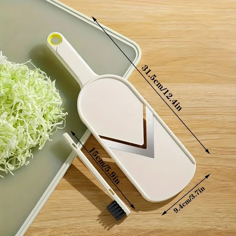 Ultra-Fine Vegetable Slicer & Shredder — Multi-Purpose Kitchen Gadget for Salad, Cabbage, Carrot, Food Chopper for Home & Dining